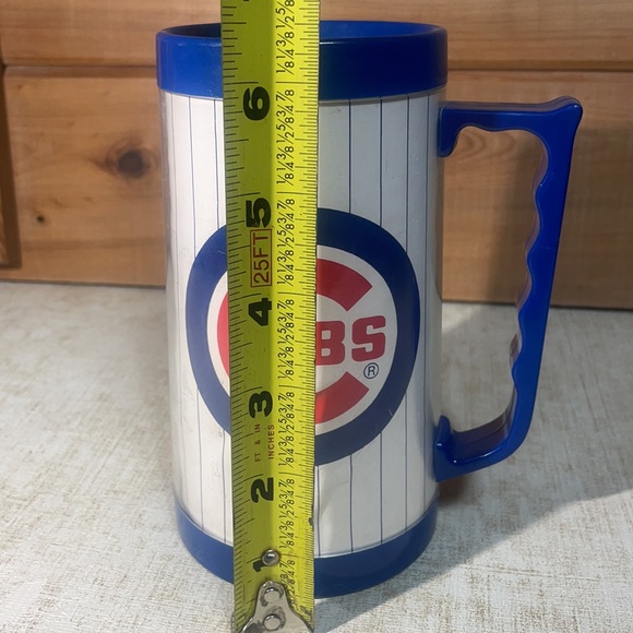 Vintage Chicago Cubs Miller Lite Beer Mug! 15 oz.  Made in Tawain! - Picture 4 of 4